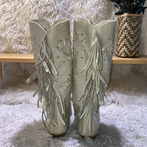 🌸-Fringe Y2K boots-🌸 - Picture 3 of 11